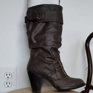 Brown boots